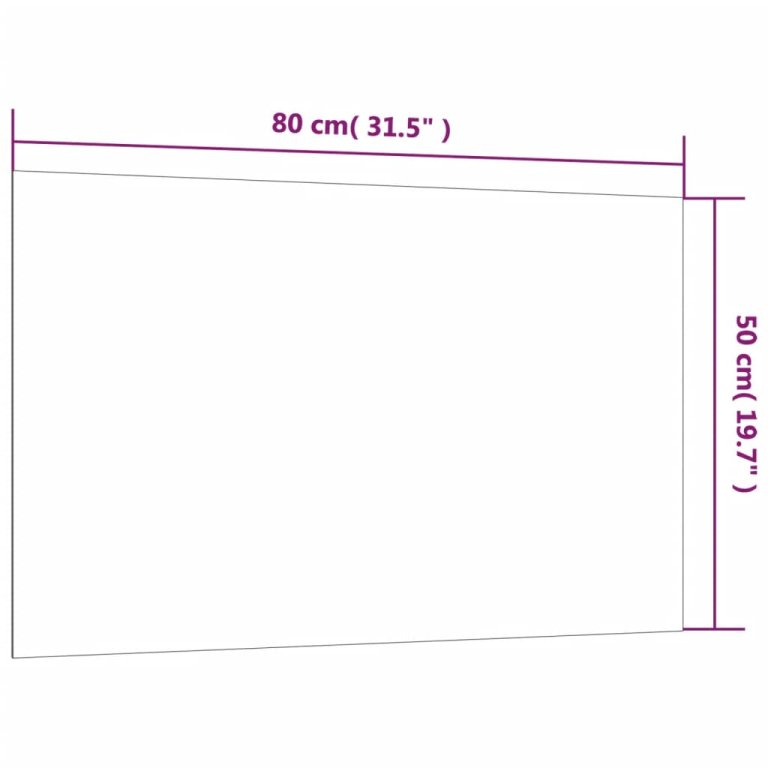 Tablă magnetică de perete, alb, 80x50 cm, sticlă securizată