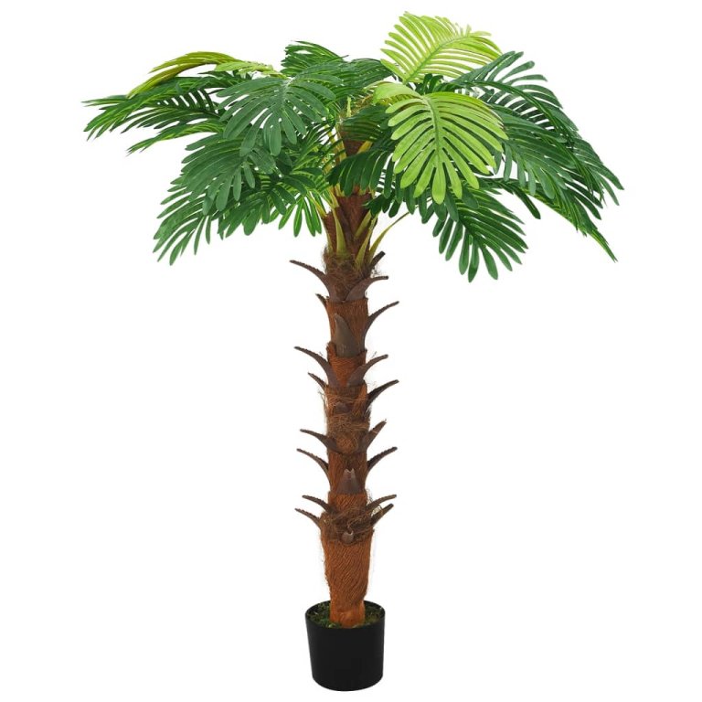 Palmier cycas artificial cu ghiveci, verde, 160 cm