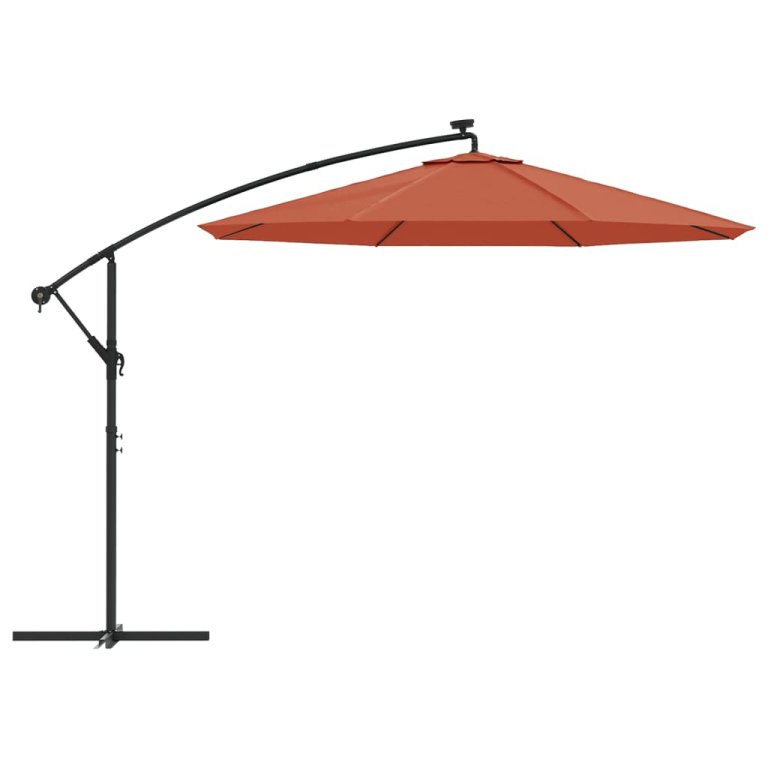 Pânză de schimb umbrelă de soare consolă, cărămiziu, 300 cm