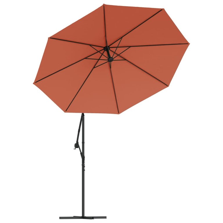 Pânză de schimb umbrelă de soare consolă, cărămiziu, 300 cm