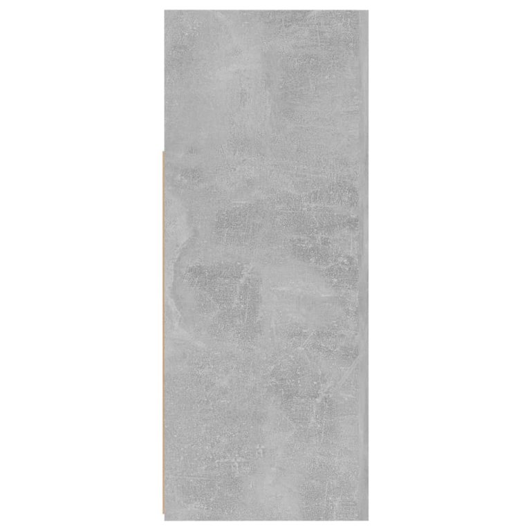 Servantă cu lumini LED,gri beton, 115,5x30x75 cm