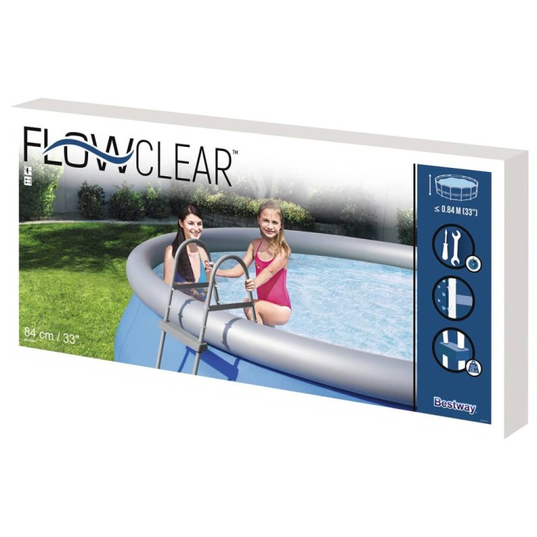 Bestway Scară pentru piscină cu 2 trepte Flowclear, 84 cm