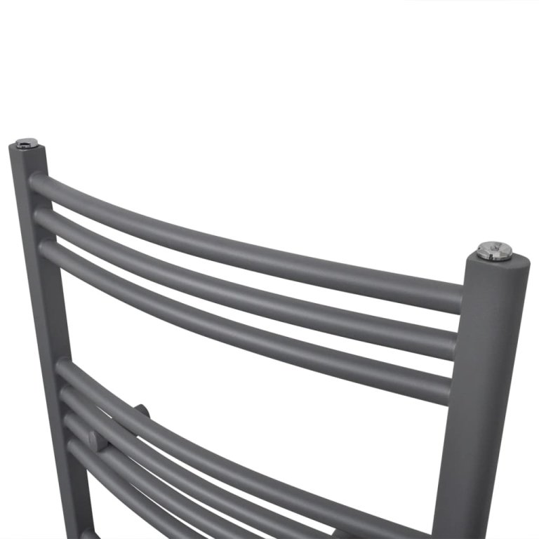 Radiator port-prosop încălzire centrală, curbat, 500 x 1160 mm, gri