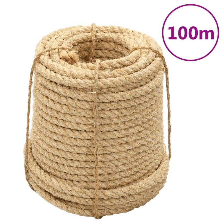 Frânghii de sisal, 5 buc., 20 mm, 100 m