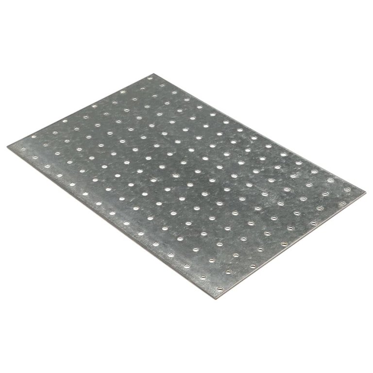 Plăci perforate, 20 buc., 2 mm, 300x200 mm, oțel galvanizat