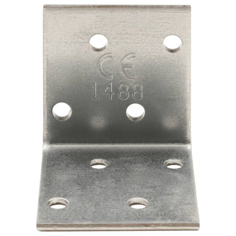 Suporturi unghiulare 100 buc. 2 mm 40x40x40 mm oțel galvanizat