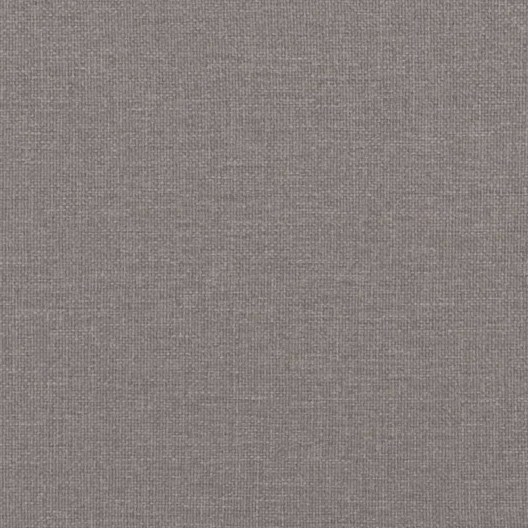 Canapea cu 3 locuri cu pernuțe, gri taupe, 180 cm, textil