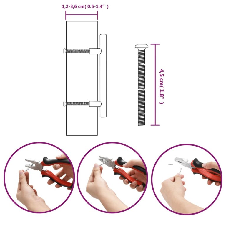 Mânere de dulap, 10 buc., negru, 96 mm, oțel inoxidabil