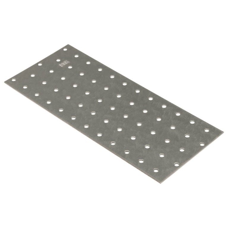 Plăci perforate, 20 buc., 2 mm, 240x100 mm, oțel galvanizat