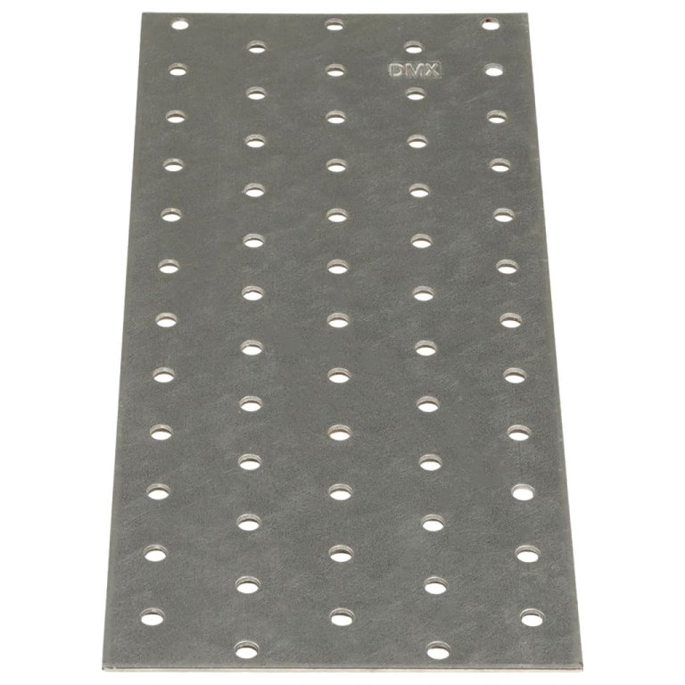 Plăci perforate, 20 buc., 2 mm, 240x100 mm, oțel galvanizat