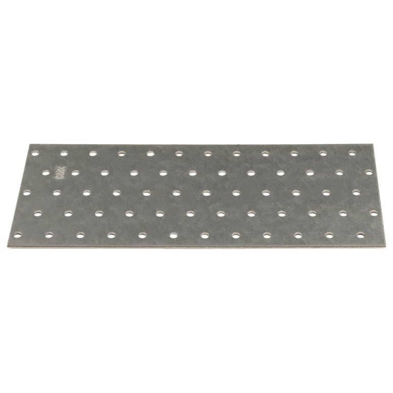 Plăci perforate, 20 buc., 2 mm, 240x100 mm, oțel galvanizat