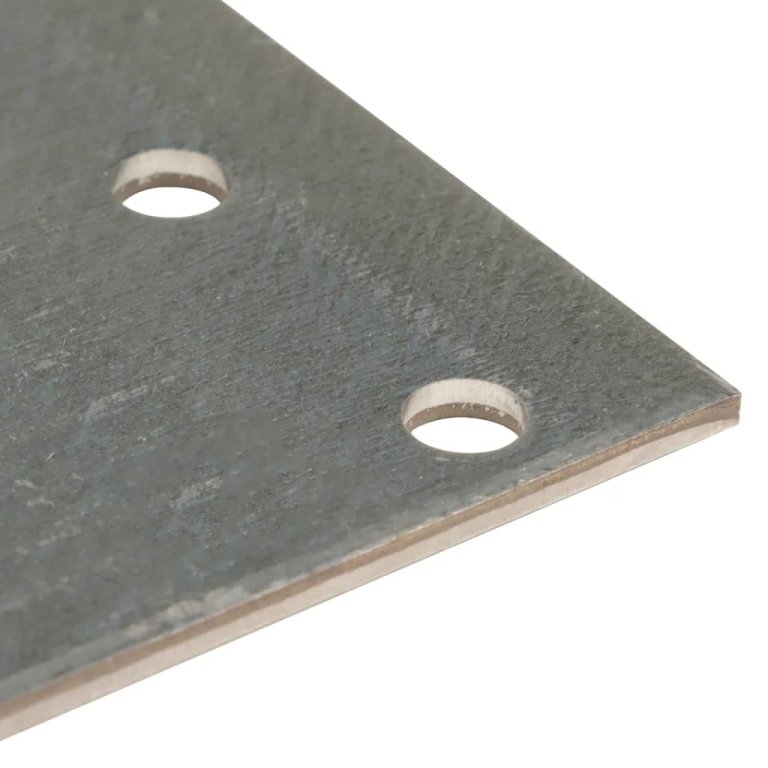 Plăci perforate, 20 buc., 2 mm, 240x100 mm, oțel galvanizat