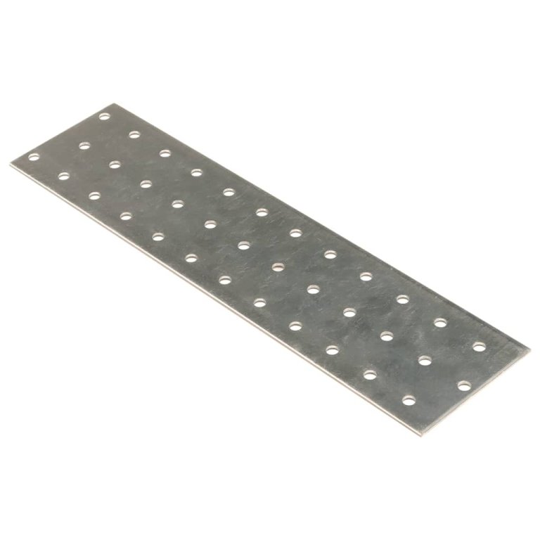 Plăci perforate, 40 buc., 2 mm, 240x60 mm, oțel galvanizat