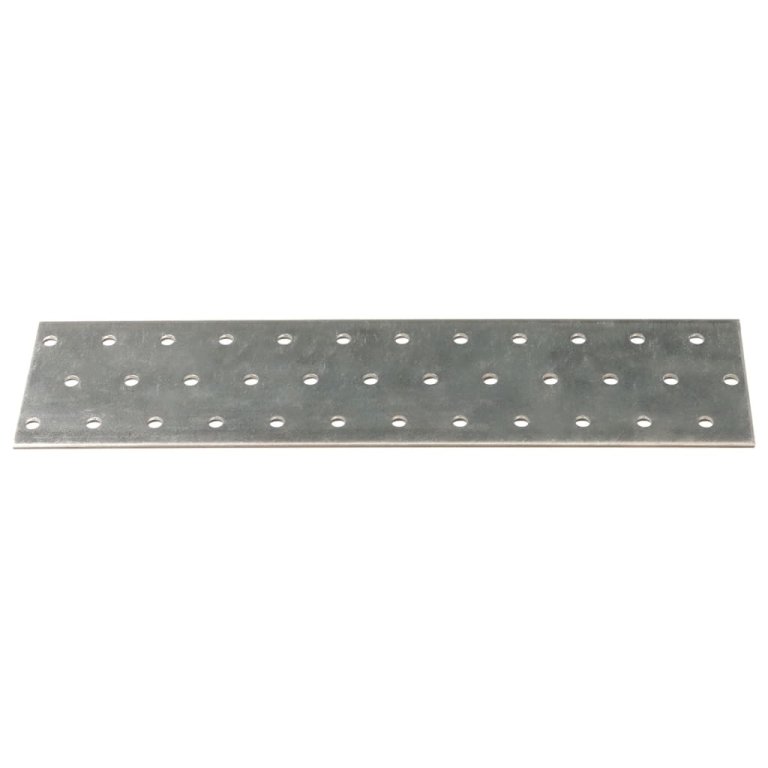 Plăci perforate, 40 buc., 2 mm, 240x60 mm, oțel galvanizat