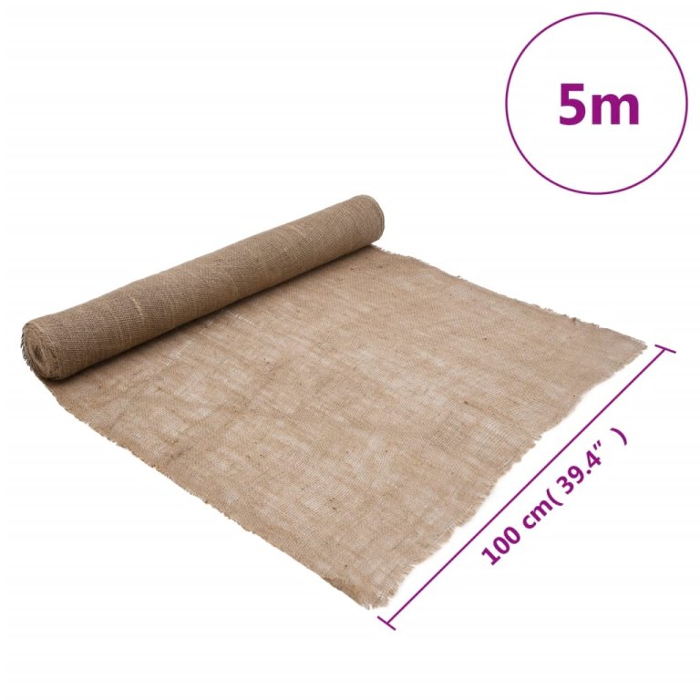 Rulou de iută, 1x5 m, iută 100%, 200 g/m²