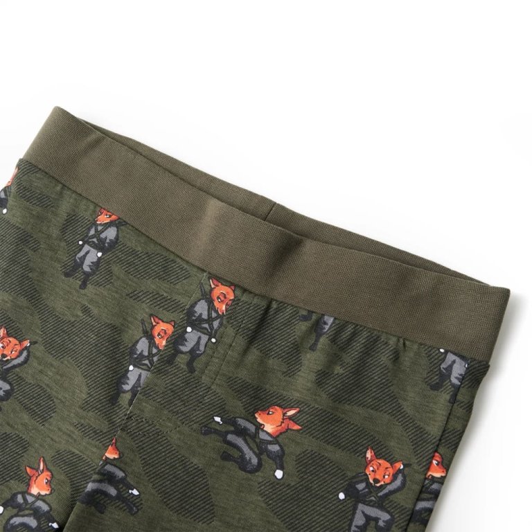 Pijamale pentru copii cu mâneci lungi ninja kaki 116