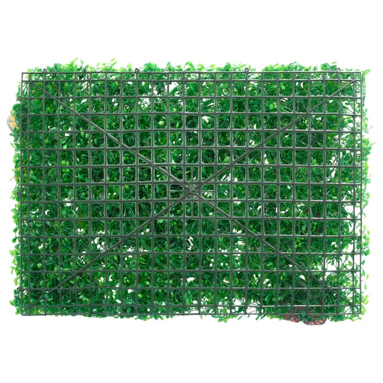   Gard din plante artificiale, 24 buc., verde, 40x60 cm