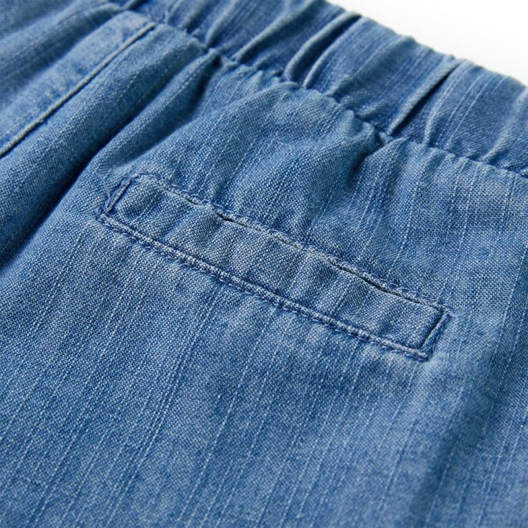 Pantaloni scurți pentru copii, albastru denim, 92