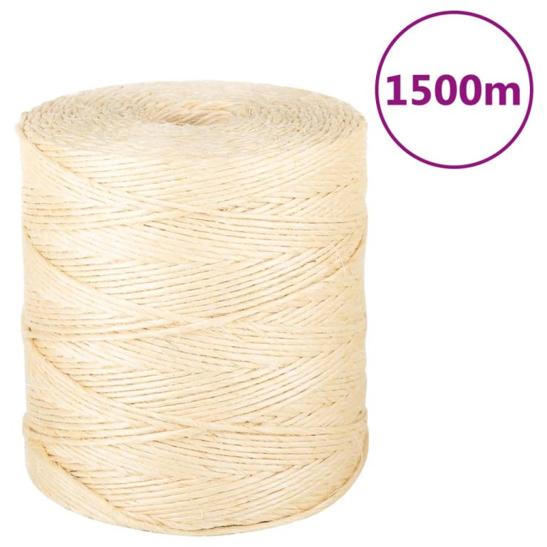 Frânghie, 1500 m, sisal 100%, 2 mm