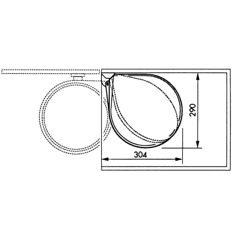 Hailo Coș de gunoi dulap Compact-Box M 15 L oțel inoxidabil 3555-101