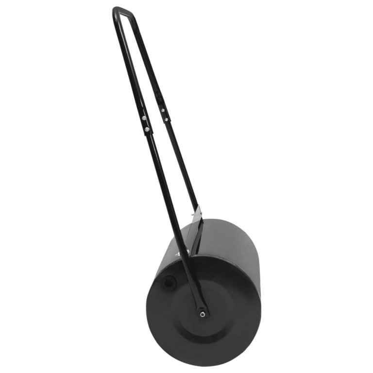 Tăvălug de gazon, negru, 63 cm, 50 L