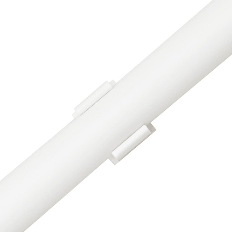 Șine de cabluri cu cleme, Ø16 mm, 10 m, PVC