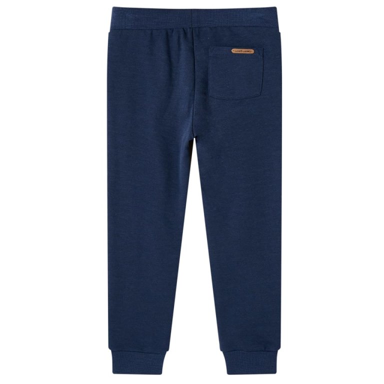 Pantaloni de trening pentru copii, bleumarin melanj, 104