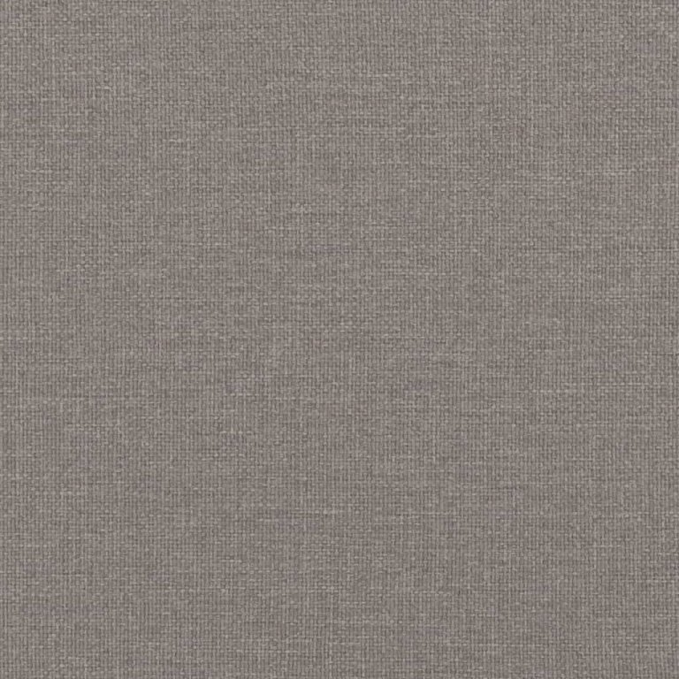 Șezlong de masaj cu sprijin, gri taupe, material textil