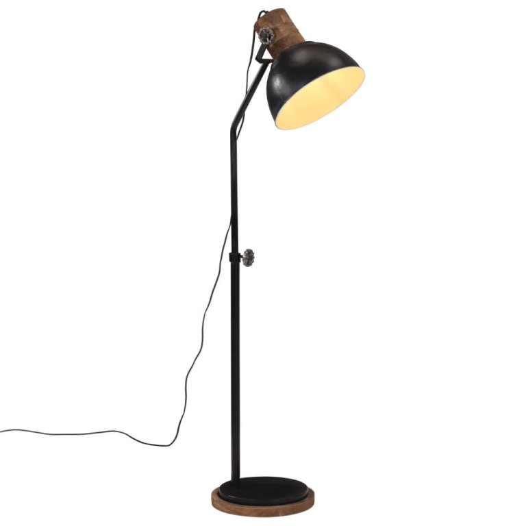 Lampă de podea 25 W, negru, 30x30x100-150 cm, E27