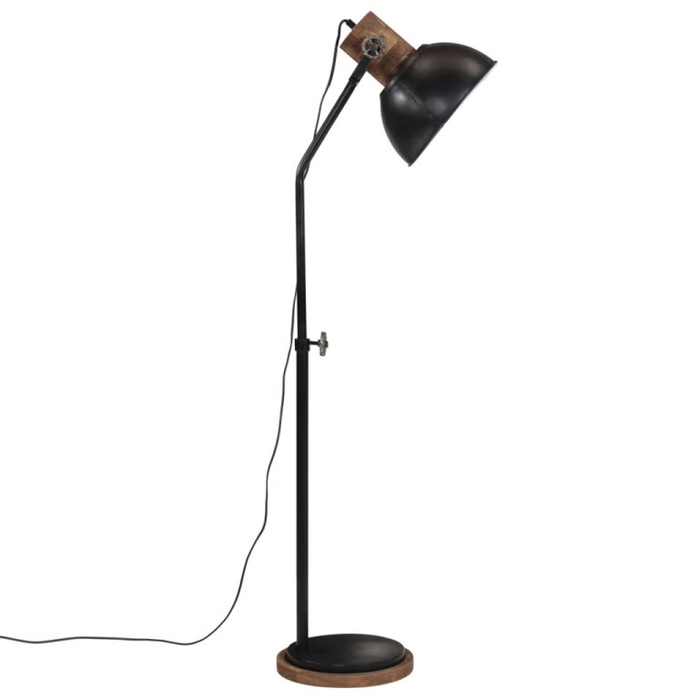 Lampă de podea 25 W, negru, 30x30x100-150 cm, E27