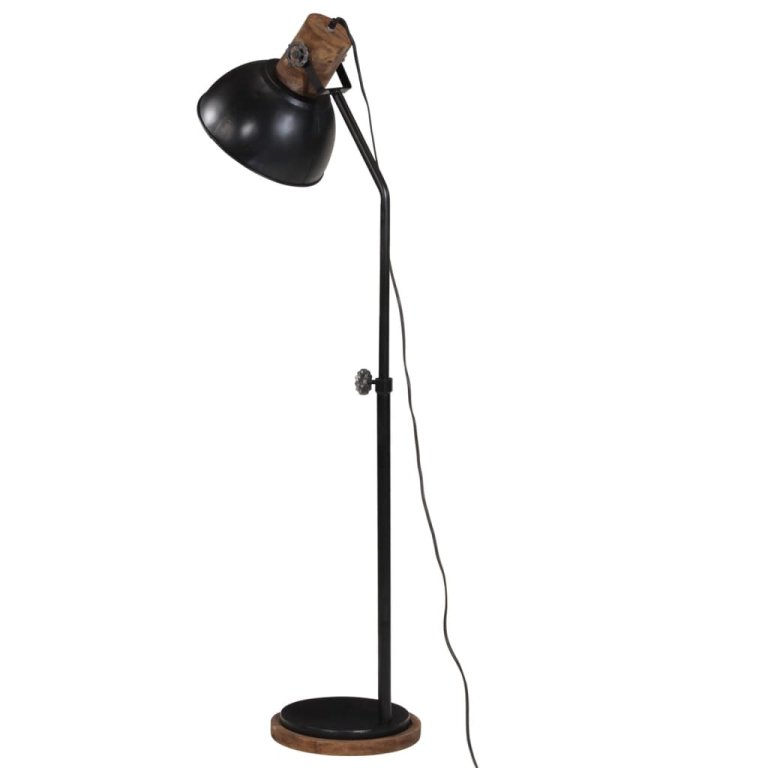 Lampă de podea 25 W, negru, 30x30x100-150 cm, E27