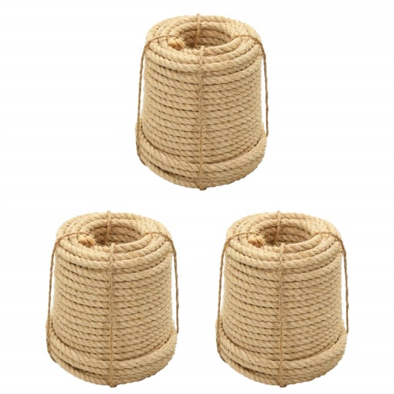 Frânghii de sisal, 3 buc., 20 mm