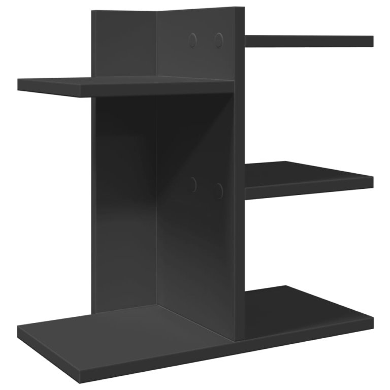 Organizator birou, negru, 42x21,5x42 cm lemn prelucrat