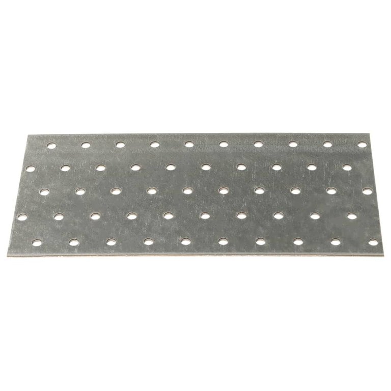 Plăci perforate, 40 buc., 2 mm, 200x100 mm, oțel galvanizat