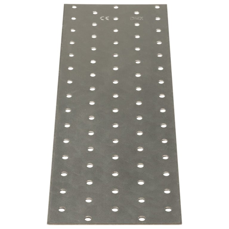 Plăci perforate, 20 buc., 2 mm, 300x100 mm, oțel galvanizat