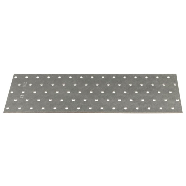 Plăci perforate, 20 buc., 2 mm, 300x100 mm, oțel galvanizat