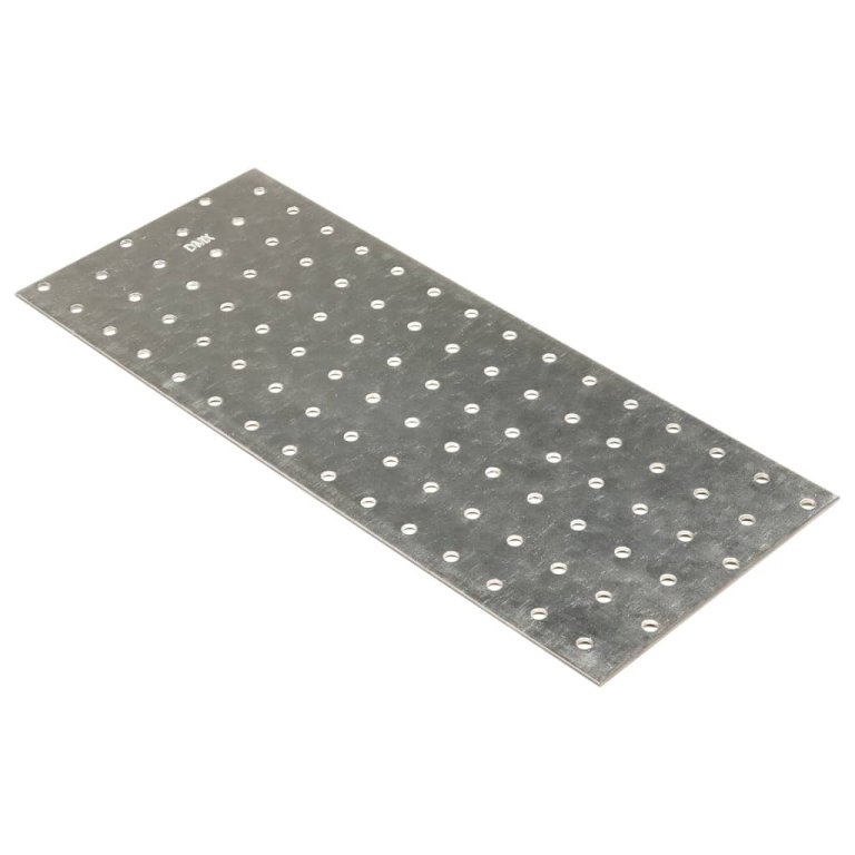 Plăci perforate, 20 buc., 2 mm, 300x120 mm, oțel galvanizat