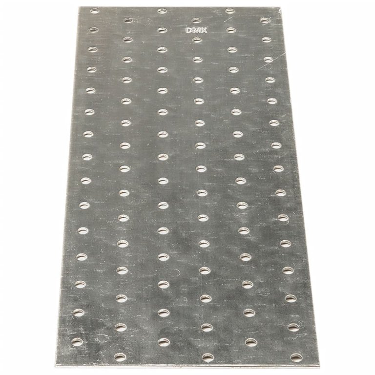 Plăci perforate, 20 buc., 2 mm, 300x120 mm, oțel galvanizat