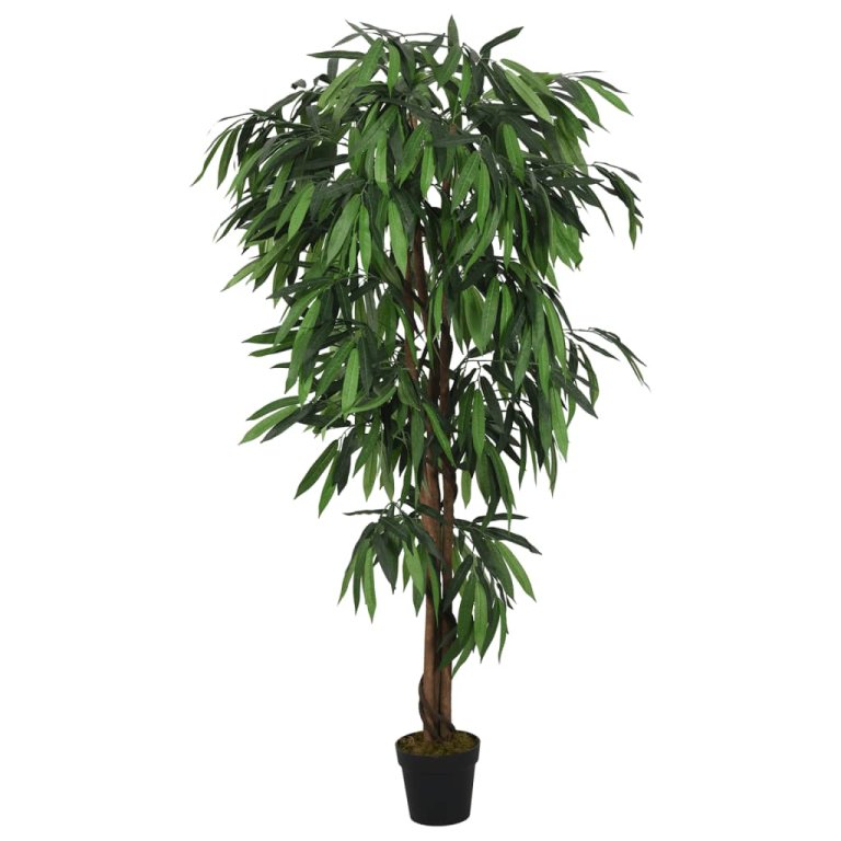 Arbore de mango artificial 900 de frunze 180 cm verde