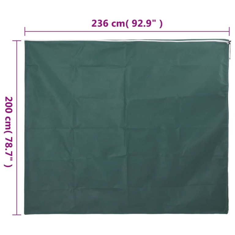 Protecție de fleece pt plante, cu fermoar, 70 g/m², 2,36x2 m