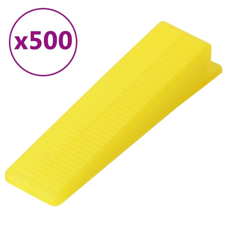 Sistem de nivelare a plăcilor, 500 pene, 2500 cleme, 1 mm