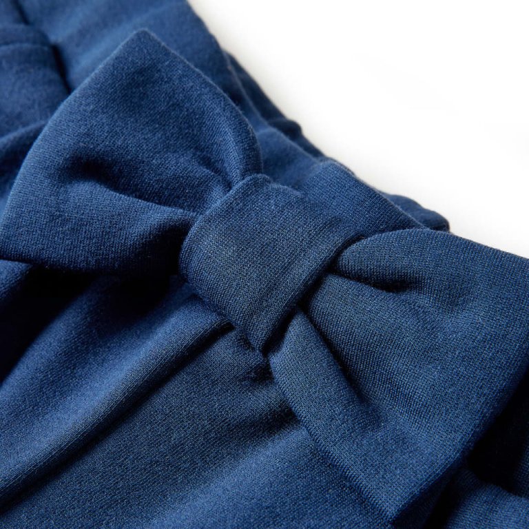 Pantaloni pentru copii cu picioare largi, bleumarin, 140