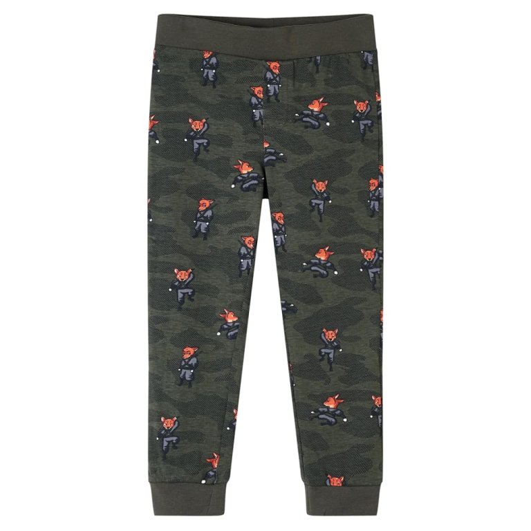 Pijamale pentru copii cu mâneci lungi ninja kaki 128