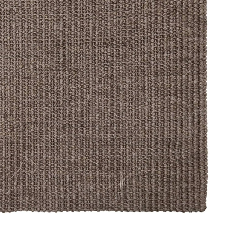 Covor din sisal natural, maro, 80x300 cm