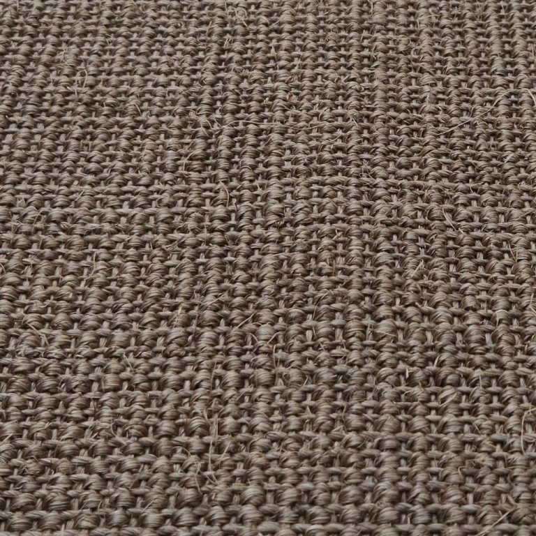 Covor din sisal natural, maro, 80x300 cm