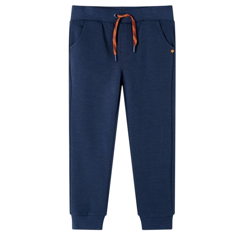 Pantaloni de trening pentru copii, bleumarin melanj, 92