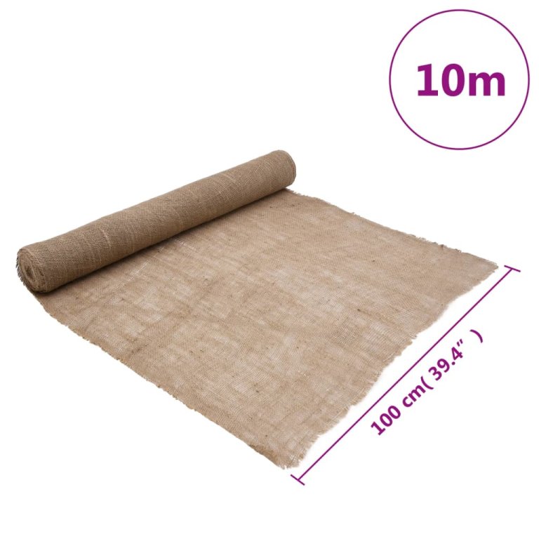 Rulou de iută, 1x10 m, iută 100%, 200 g/m²