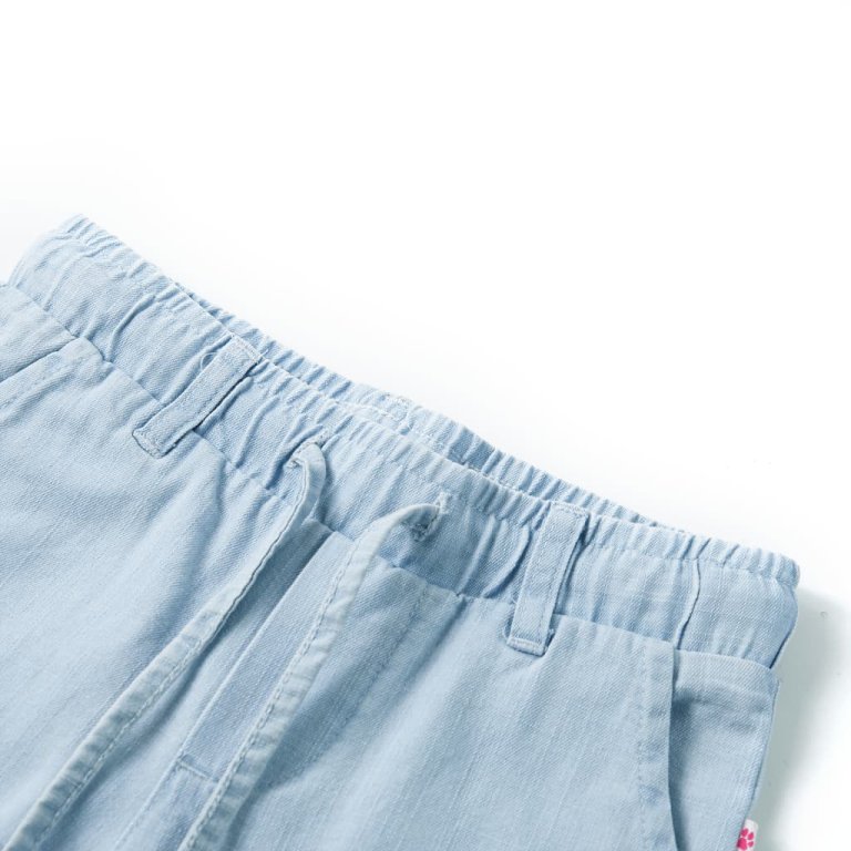 Pantaloni pentru copii, albastru denim pal, 128