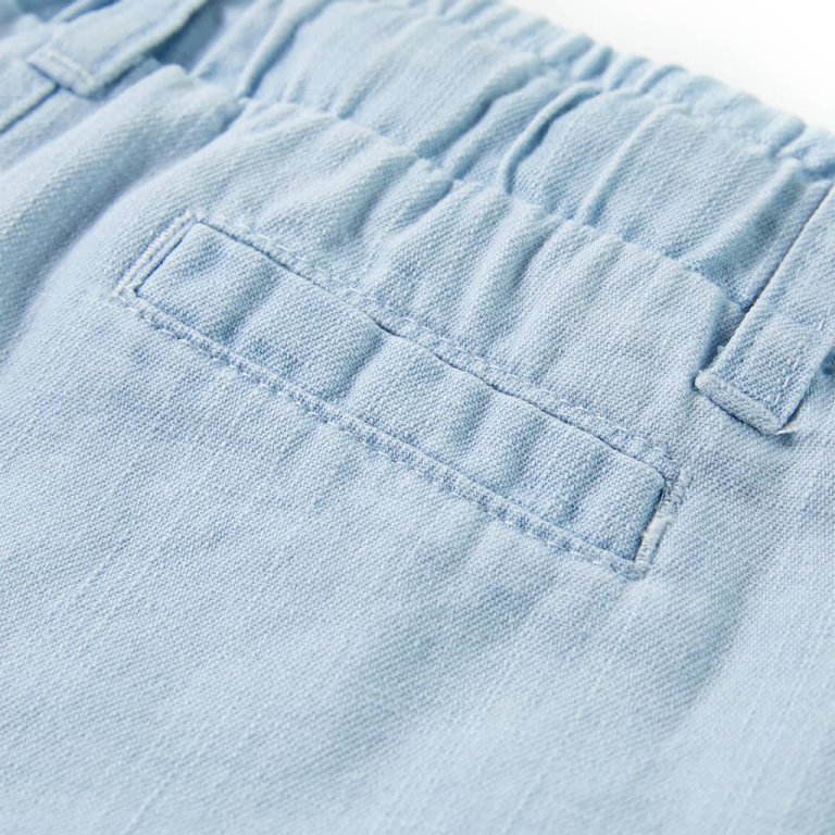 Pantaloni pentru copii, albastru denim pal, 128