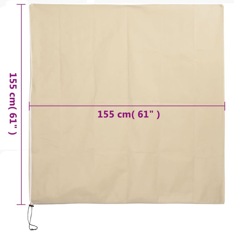 Protecție de fleece plante cu fermoar 2 buc 70 g/m² 1,55x1,55 m